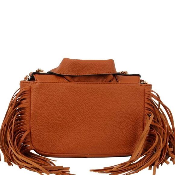 Motorcycle Jacket Fringe Crossbody Handbag - Picture 4 of 6